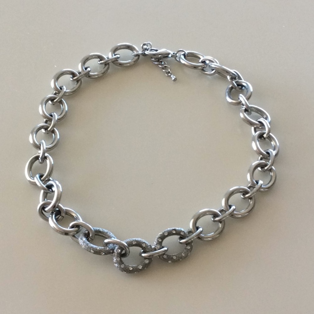Silver chain necklace